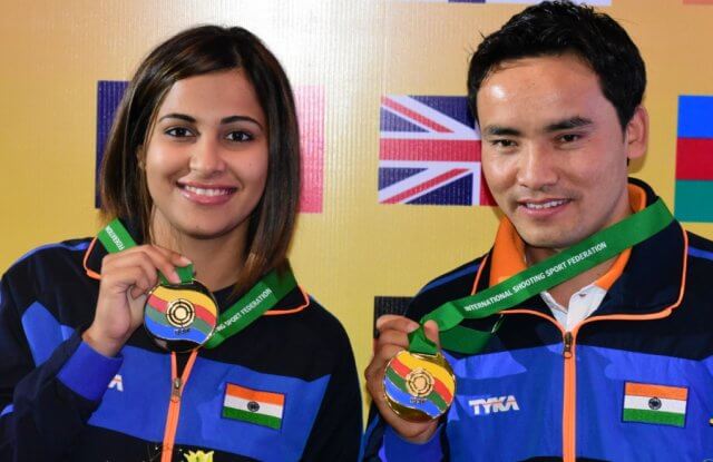 Heena Sidhu and Jitu Rai